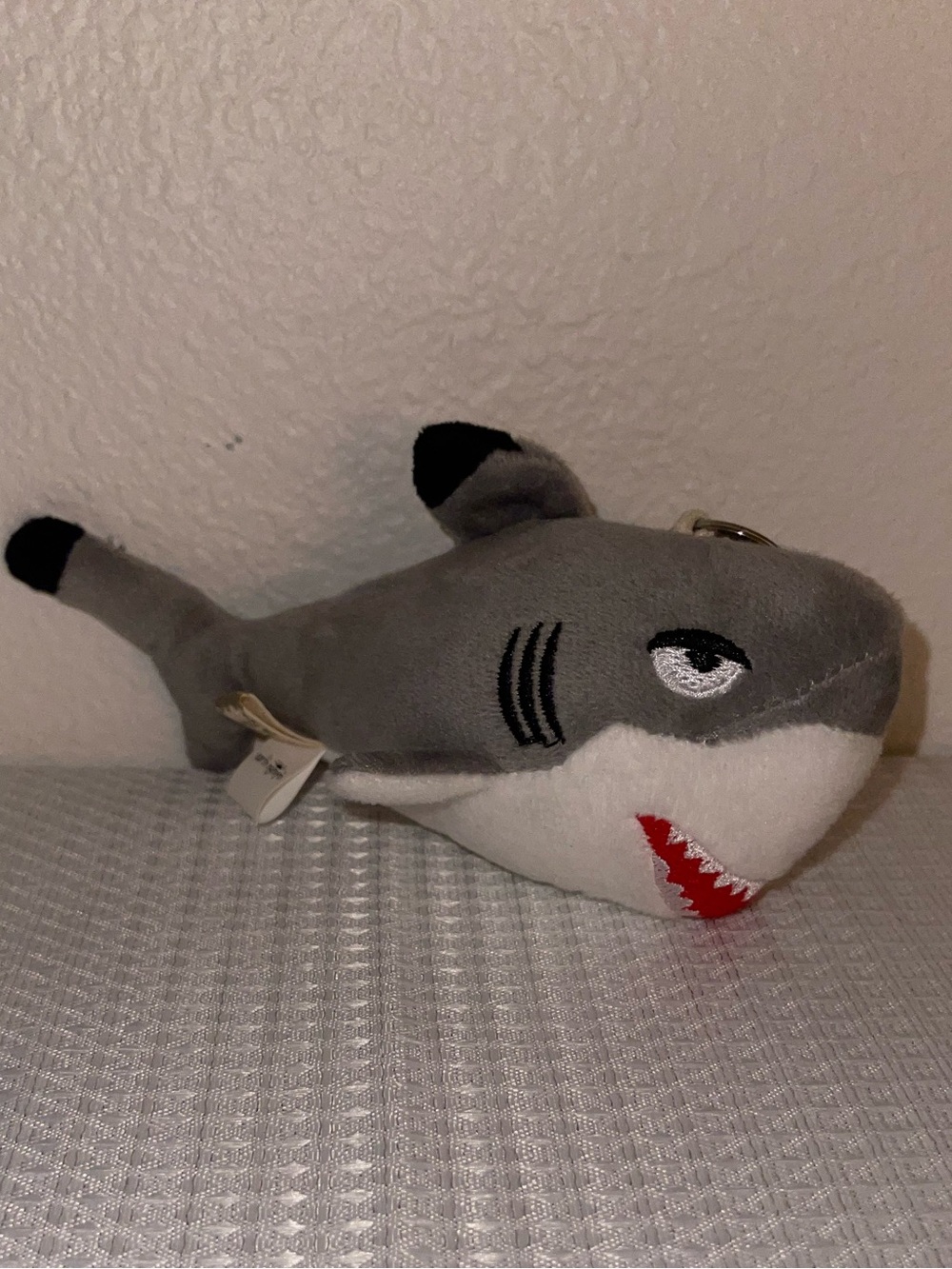 CLOSET CLOSEOUT SALE - Cheery Plush Shark Keychain - NWOT
